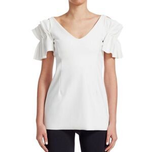 Chiara Boni La Petite Robe Tajina Top in White